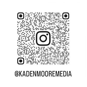 Scan to follow @kadenmooremedia on Instagram